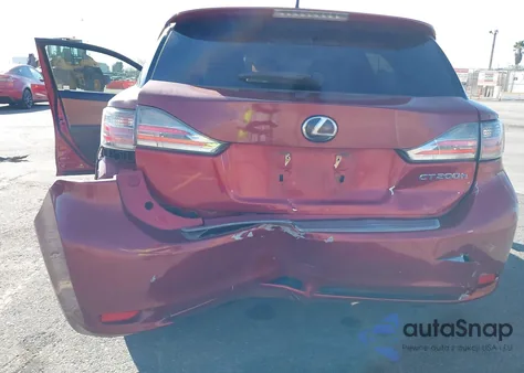 2013 Lexus Ct 200H из США, поврежденный, VIN JTHKD5BH8D2162240